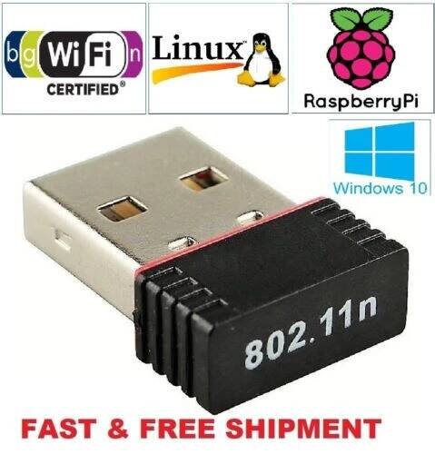 Nový Realtek Mini USB bezdrátový 802.11B/G/N LAN karta WiFi síťový adaptér RTL8188