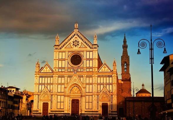 Kostel Santa Croce - Florencie