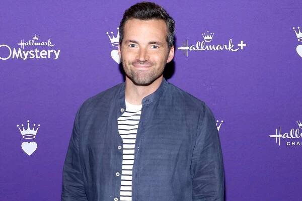 Ian Harding attends Hallmark Mediaâs session during the Summer 2024 Television Critics Association Press Tour at The Langham Huntington in Pasadena, CA on July 11, 2024.