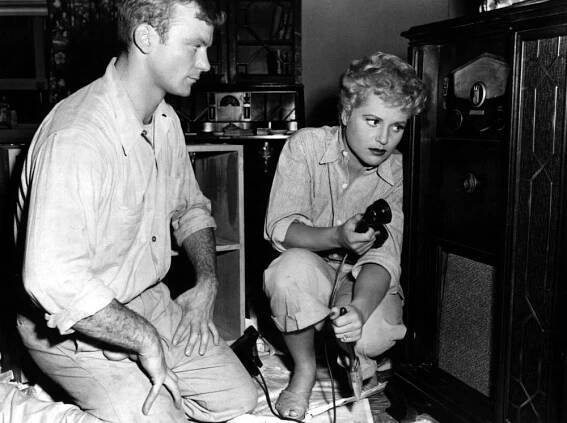 MARRYING KIND, Aldo Ray, Judy Holliday, 1952