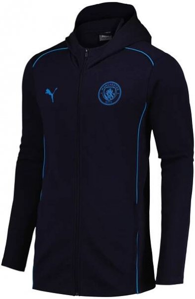Manchester City PUMA Casuals Hoody Jacket - Navy, , rebel_hi-res