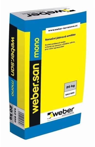 Weber Saint-Gobain Sanační jádrová omítka Weber.san Mono 20 kg nakoupit u OBI