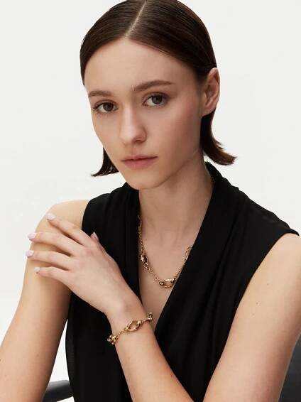 Náramek Guess JUBB05 168JW Zlatá