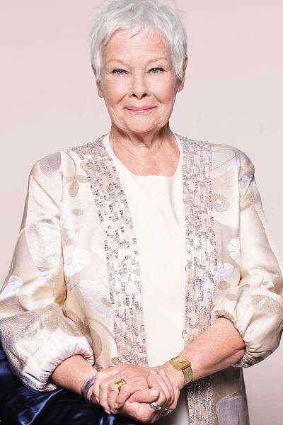 Image may contain Judi Dench Clothing Apparel Blouse Human Person Sleeve and Home Decor