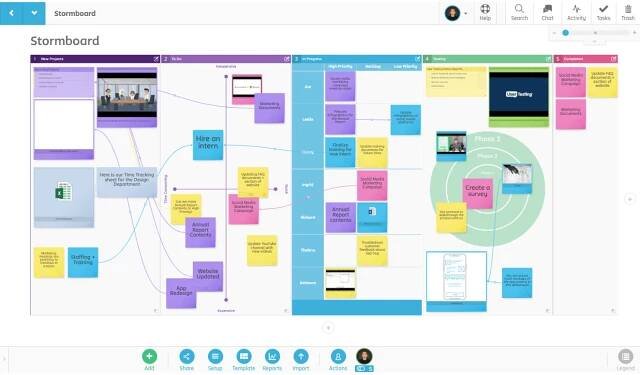 Stormboard screenshot - 18 Best Jamboard Alternatives Reviewed in 2025
