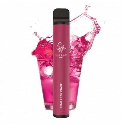 elf bar pink lemonade e cigareta