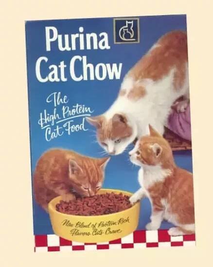 Cat chow pack in 1962