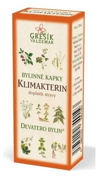 Grešík KLIMAKTERIN bylinné kapky 50 ml