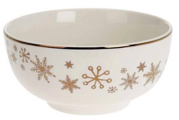 EH Porcelánová miska Snowflakes, 600 ml