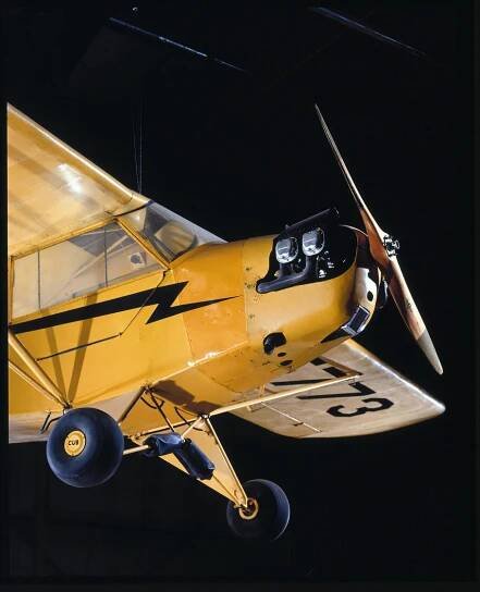 Piper J-3 Cub at the Udvar-Hazy Center
