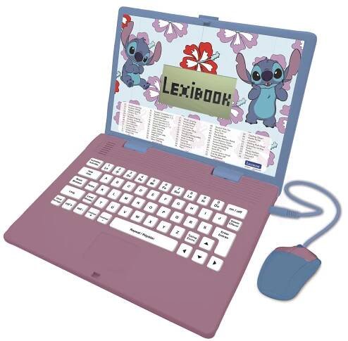 Dvojjazyčný vzdělávací notebook Stitch – 124 aktivit (CZ/EN)