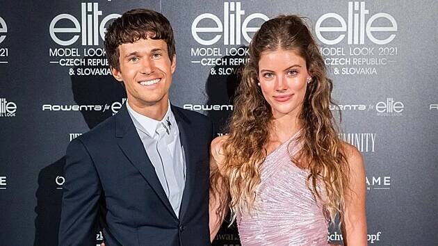 Albert Černý a Barbora Podzimková (Praha, 30. srpna 2021)