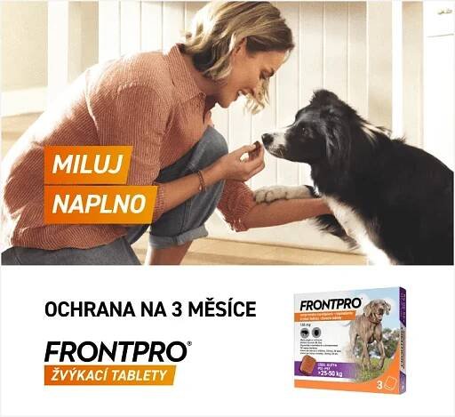 Frontpro. Miluj naplno. Ochrana na 3 měsíce.