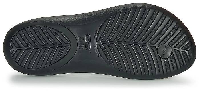 boty Crocs Serena Metallic Bar Flip - Gold/Black