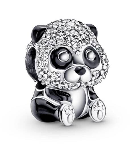 PANDORA přívěsek Třpytivá roztomilá panda