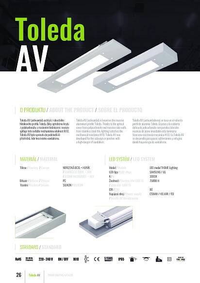 Katalog svítidel THOME Lighting