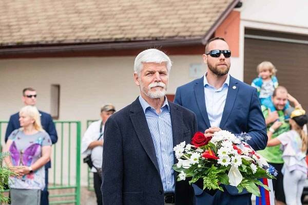 Pietních vzpomínek se zúčastnil i prezident Pavel