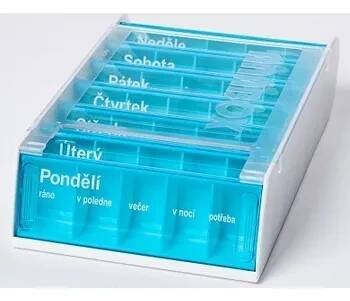 Recenze Dávkovač na léky ANABOX 7 dní Azurový