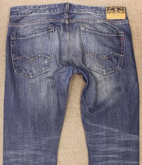 Džíny REPLAY Waitom W38/L36=50/118cm 100% DENIM g761 | Aukro
