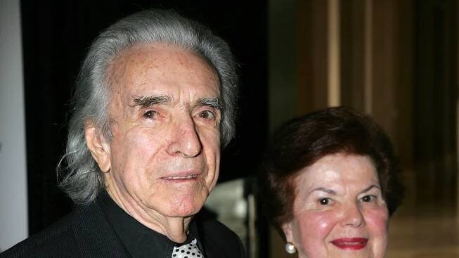 Arthur Hiller and wife Gwen Hiller
