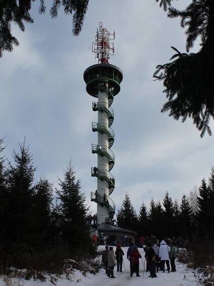 Veselice: na rozhlednu Podvrší mířily davy turistů