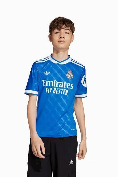 Tričko adidas Real Madrid 25/26 třetí Replica Junior - Modrý
