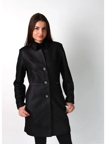 Plášť čierny Assh - 5220 color 206 | kabaty.sk
