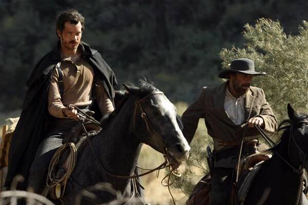 Deadwood - Bullock se vrací do tábora - Z filmu - Timothy Olyphant, Dayton Callie