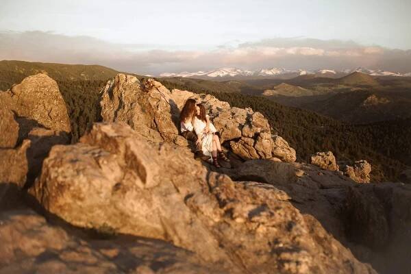 BOULDER MOUNTAIN HIKING ADVENTURE | LOST GULCH OUTLOOK COLORADO ADVENTURE | OSMP LOVE STORY ADVENTURE | COLORADO ADVENTURE ELOPEMENT PHOTOGRAPHER | JUSTYNA E BUTLER PHOTOGRAPHY | PATRICK + GRACE