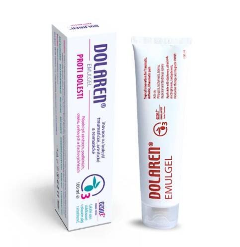DOLAREN - unikátny emulgél proti bolesti s aktívnymi Ozonidmi