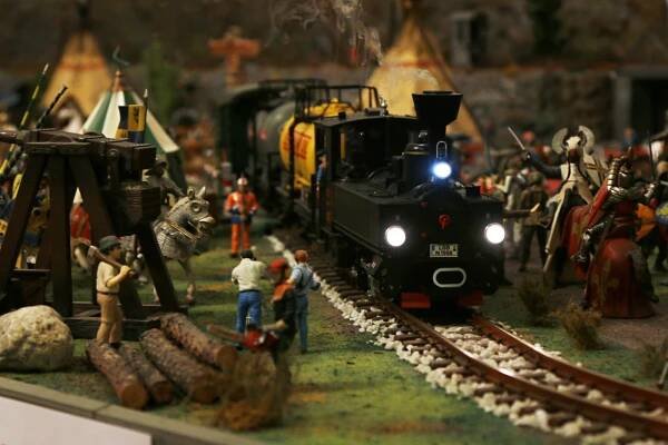 FOTO: Na zámku v Trmicích potěší milovníky modelové železnice