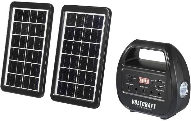 VOLTCRAFT VC-PS15000-Solar, VC-14297675 solární powerbanka, max. nabíjení 0.51 A, 3 W, 15000 mAh
