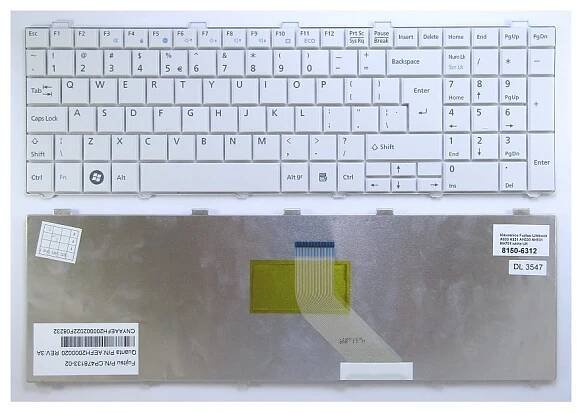 klávesnice Fujitsu Lifebook A512 A530 A531 AH530 AH531 NH751 white UK