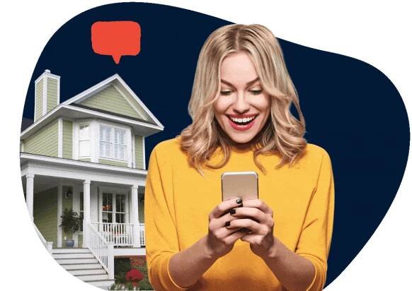 Woman looking at phone