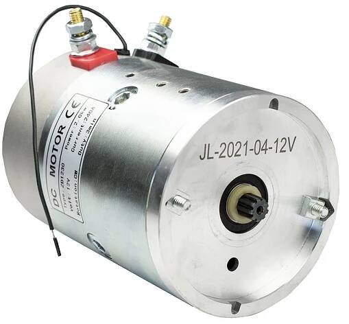 ELEKTRICKÝ MOTOR 12V 2,0KW HYDRAULICKÁ JEDNOTKA