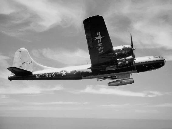 B-29 Superfortess in flight