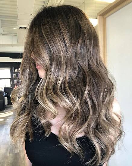 Sandy brown blonde hair