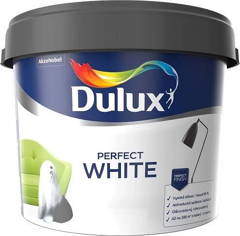 Dulux Interiérová emulzní barvy Perfect White 15 + 2 kg