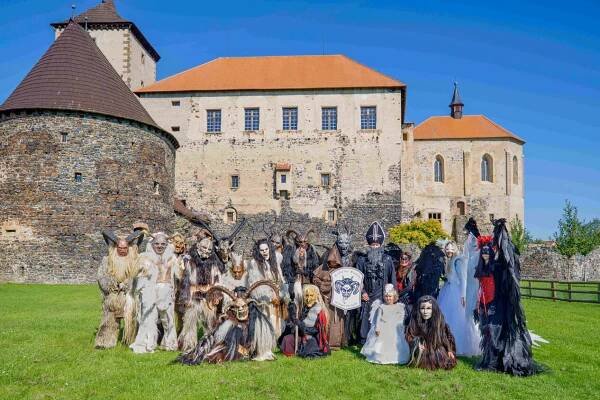 Krampus show na hradě Švihově - Švihov