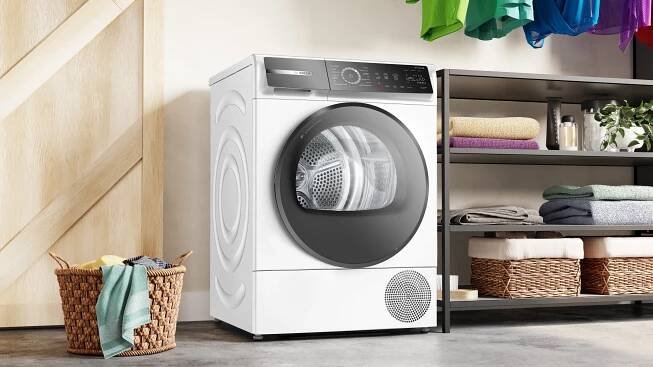 Sušička prádla Bosch WQB245B0CS selfCleaning Condenser bílá barva
