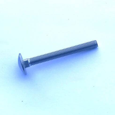 Vratový šroub M5 x 55 mm, nerez A2, DIN 603, pro zahradní a dveřní konstrukce