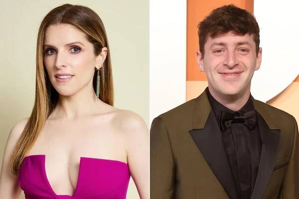 Anna Kendrick poses for a portrait during the 85th Annual Peabody Awards at Beverly Wilshire, A Four Seasons Hotel on June 01, 2025; Alex Edelman attends the 2025 Vanity Fair Oscar Party