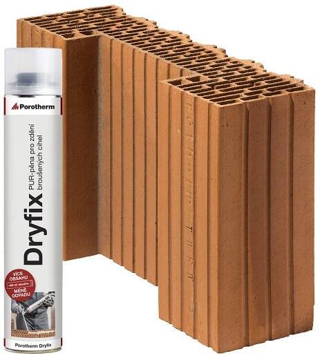 Cihla Porotherm 44 EKO+ Dryfix 1/2 K 125x440x249mm P8 (120)