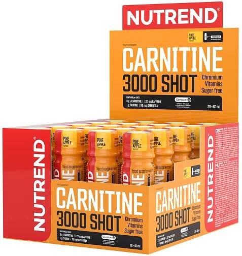 Nutrend Carnitine 3000 Shot ananas 20x60 ml