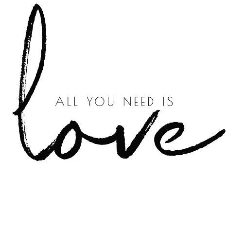 Plakát All you need is love