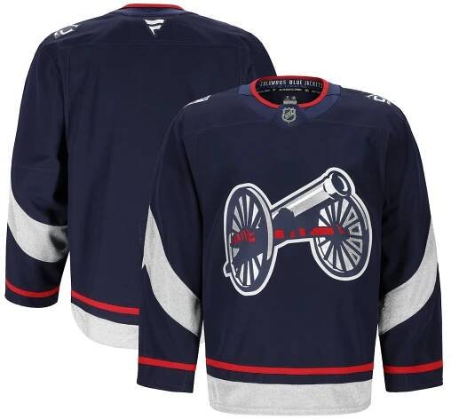  Columbus Blue Jackets Fanatics 2025 NHL Stadium Series Authentic Pro Jersey - Navy