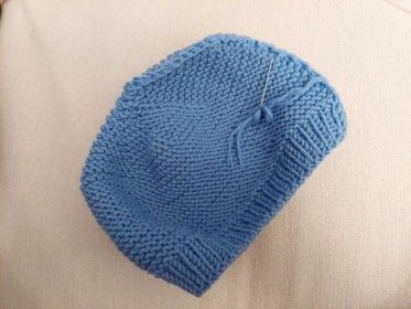 Návod na pletení pro začátečníky: jednoduchá dětská zimní čepička s nákrčníkem - DIY by Hanka