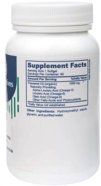 Uscriptives Vegan Omega Supplement Facts