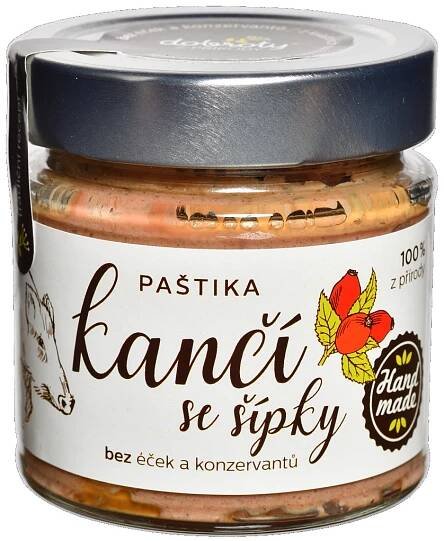 Kančí paštika se šípky, Dobroty z přírody, 150 g, skladem