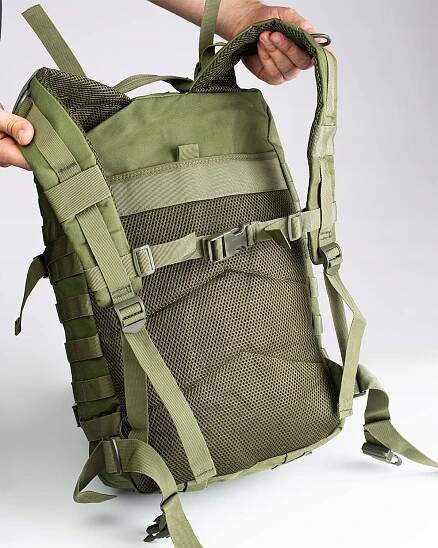 BATOH 45 L SURVIVAL ZELENÝ Výška 48 cm